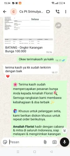 Testimonial Papan Bunga johar baru