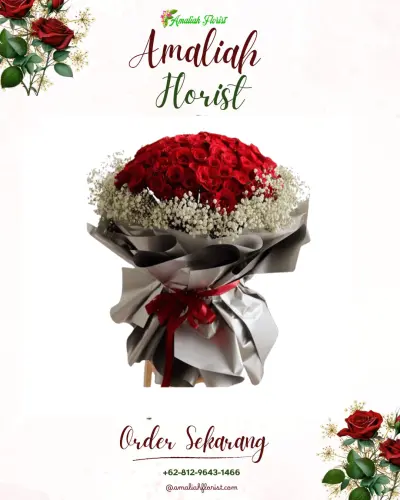 Buket Bunga johar baru